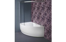 Idea R Tinted Curved Glass Shower Wall K1H2678 1 web
